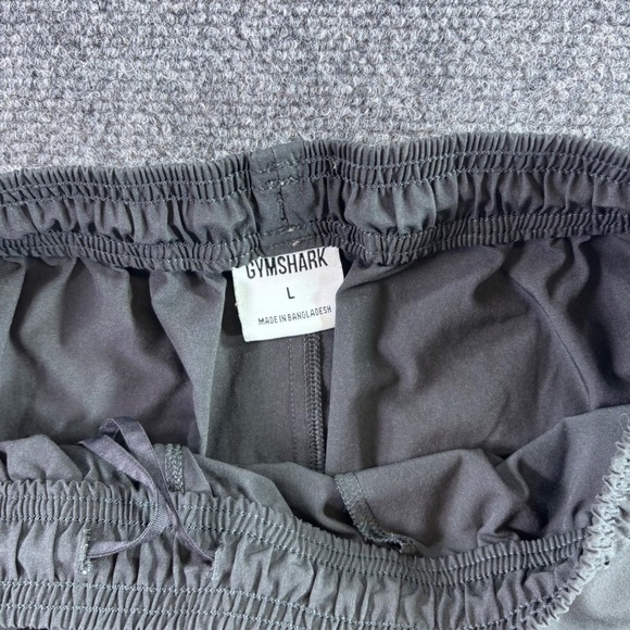 Gymshark Joggers Mens Large Black Elastic Waist Athletic Workout Pants B1A1D - Picture 4 of 5